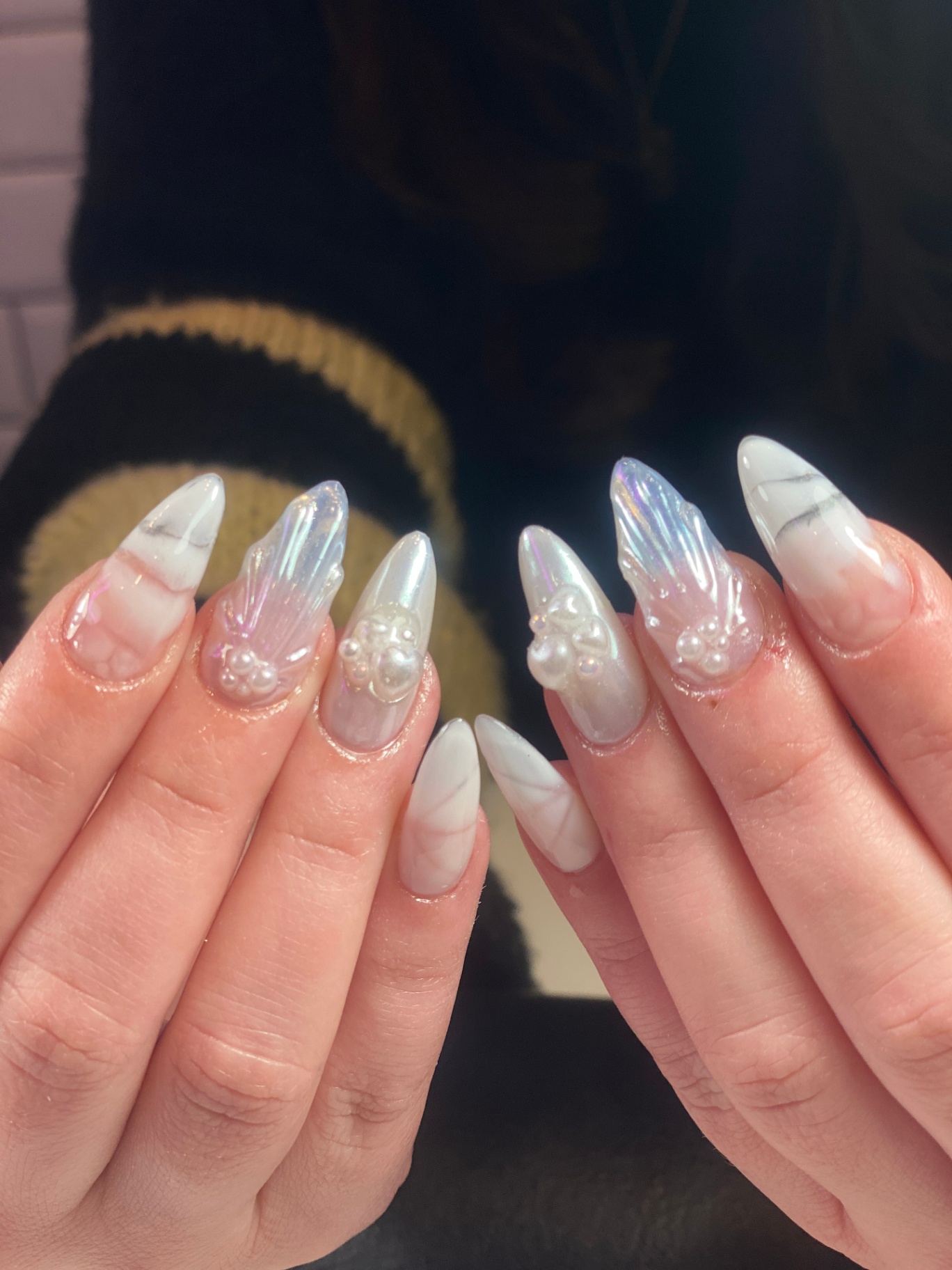 Freestyle nail art