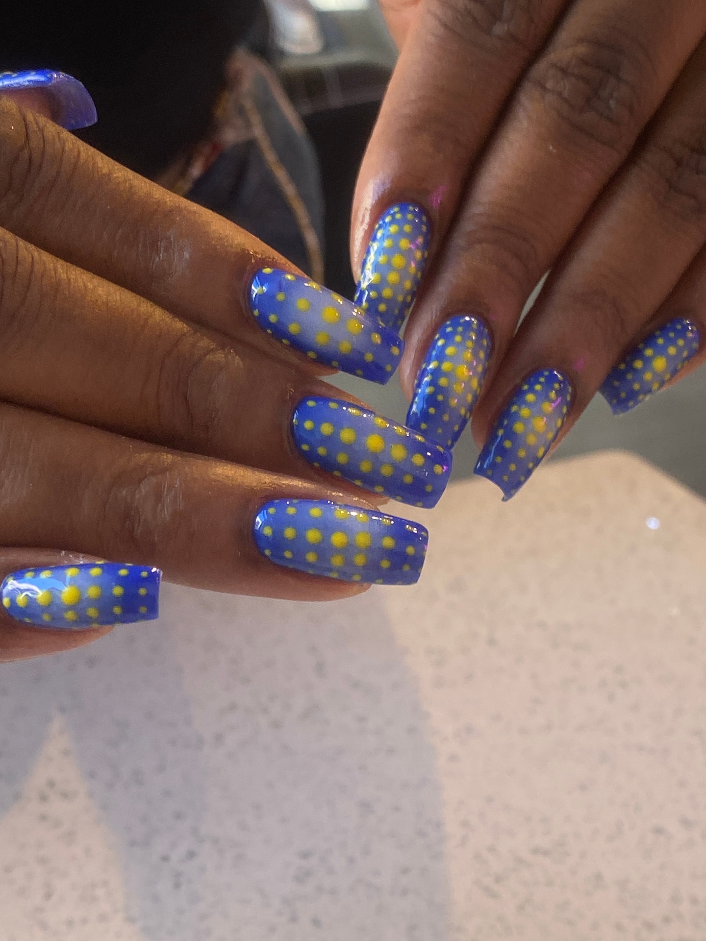 Freestyle nail art